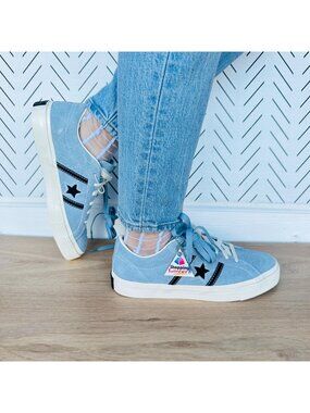 ⭐Converse One Star Academy Pro Ox Suede Low 8 Womens Shoes Blue Sneaker A09236C